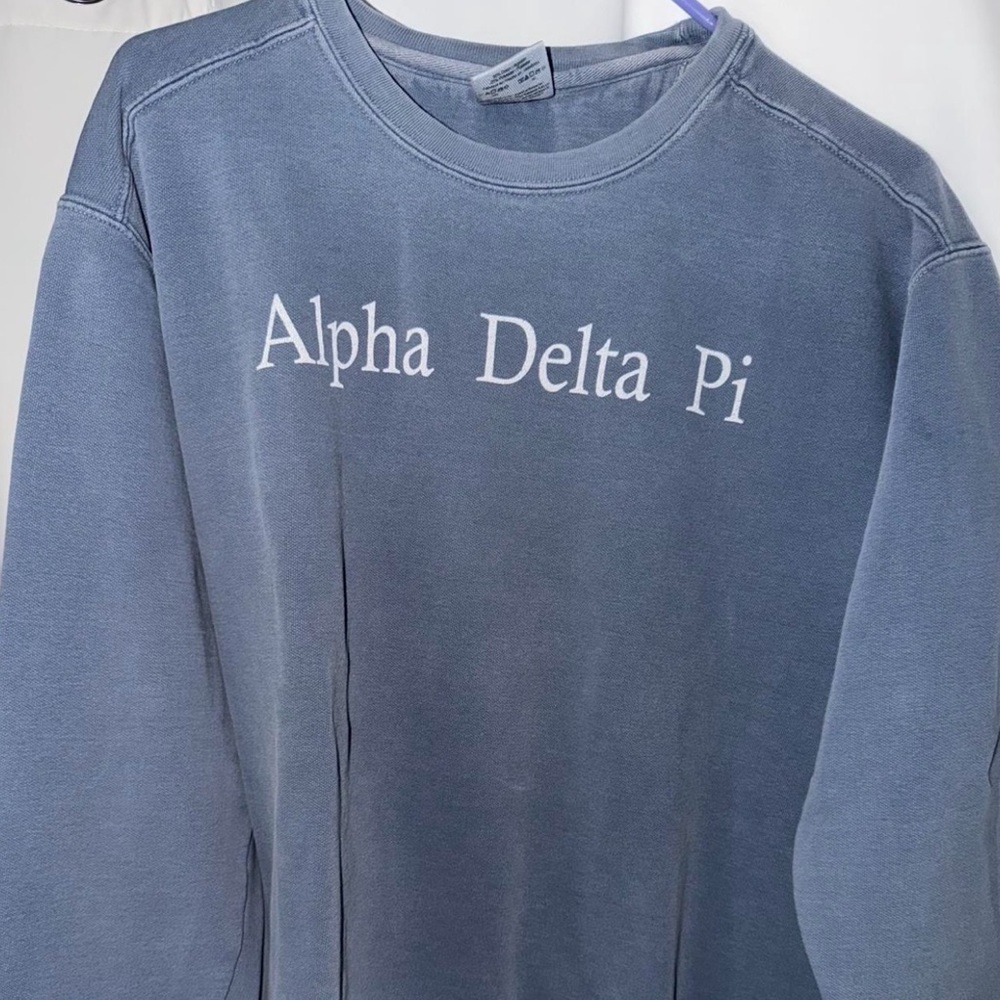 Delta Light Blue Comfort Colors Sweatshirt